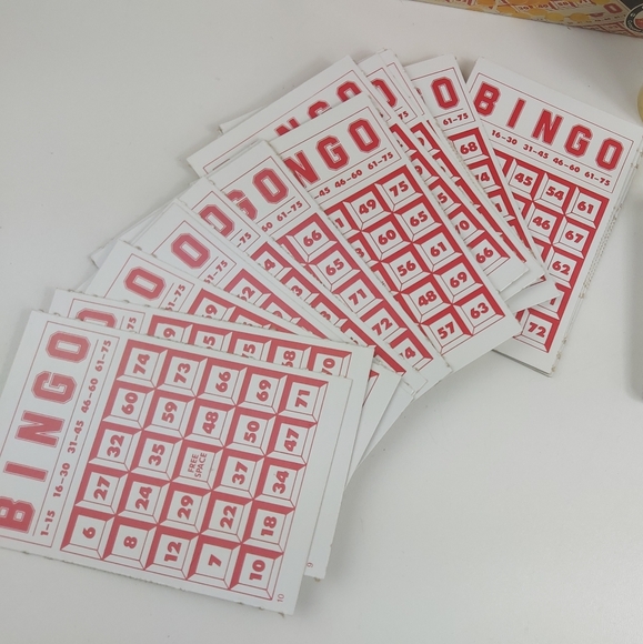 Vintage Pressman Bingo Game Plastic Cage - Picture 3 of 12